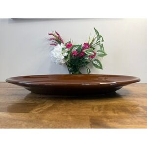 Vintage‎ Williams Sonoma Large Brown Glazed Stoneware Serving Platter Portugal